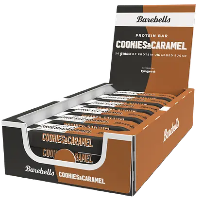 Barebells Cookies-Caramel Proteiinipatukka-Barebells-Hyvinvoinnin Tavaratalo