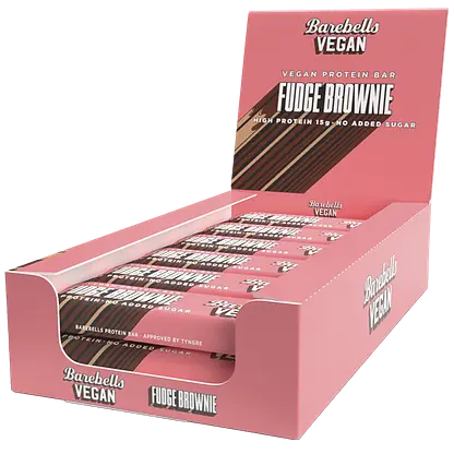 Barebells Vegan Fudge Brownie Proteiinipatukka-Barebells-Hyvinvoinnin Tavaratalo