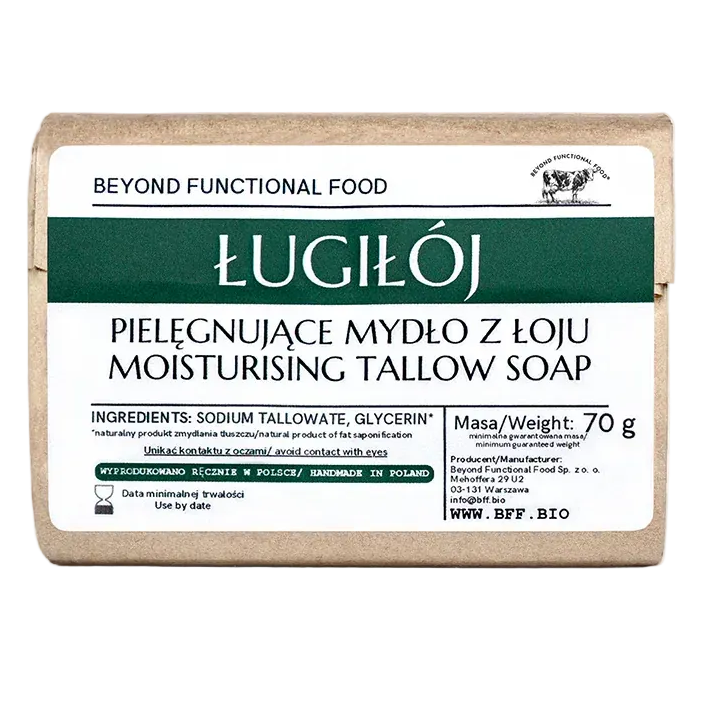 Beyond ŁUGIŁÓJ talisaippua – kahden ainesosan grass-fed talisaippua, 70 g
