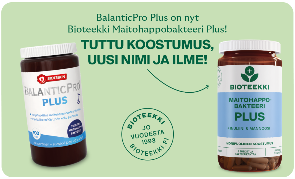 Bioteekki Maitohappobakteeri Plus 30 kaps-Bioteekin-Hyvinvoinnin Tavaratalo
