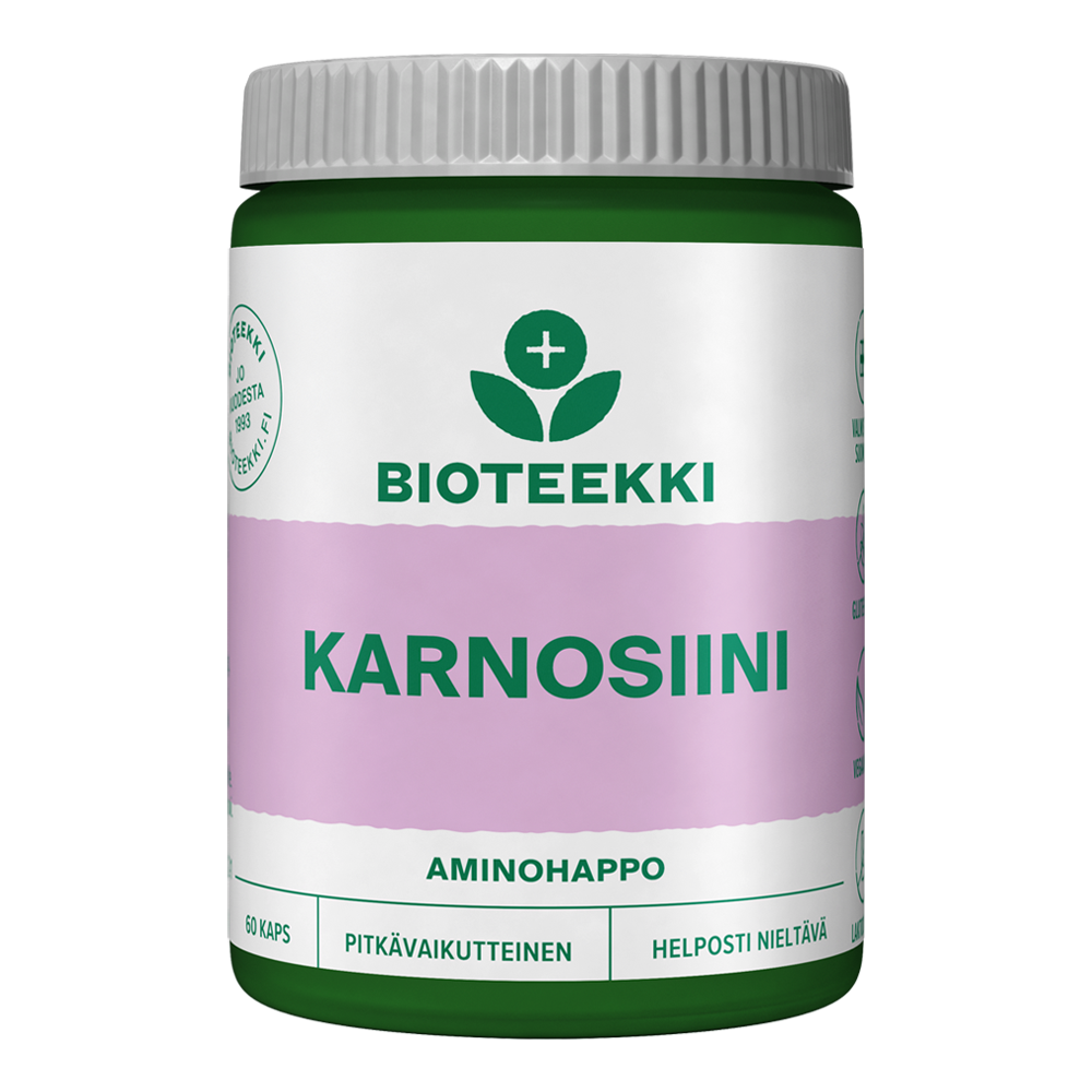 Bioteekki Karnosiini-Bioteekin-Hyvinvoinnin Tavaratalo