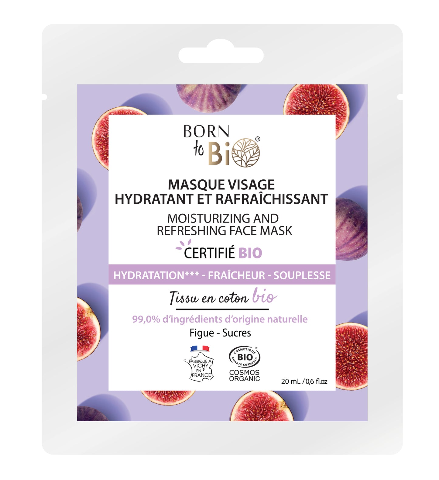 Born to Bio Moisturizing and Refreshing Face Sheet Mask-Born to Bio-Hyvinvoinnin Tavaratalo