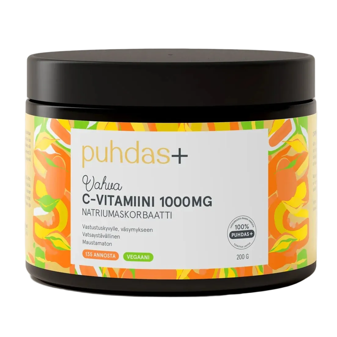 Puhdas+ C-vitamiinijauhe 1000 mg