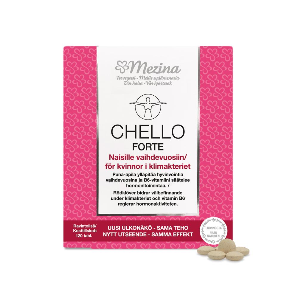 Chello Forte + B6-vitamiini-Mezina-Hyvinvoinnin Tavaratalo