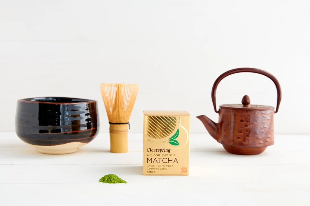 Clearspring Luomu Matcha-teejauhe Ceremonial Grade