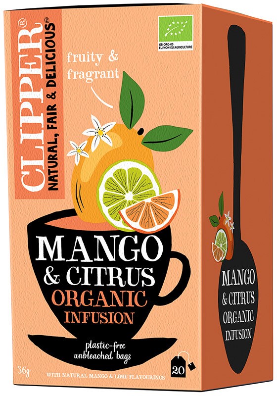 Clipper Luomu Mango & Sitrus yrttitee