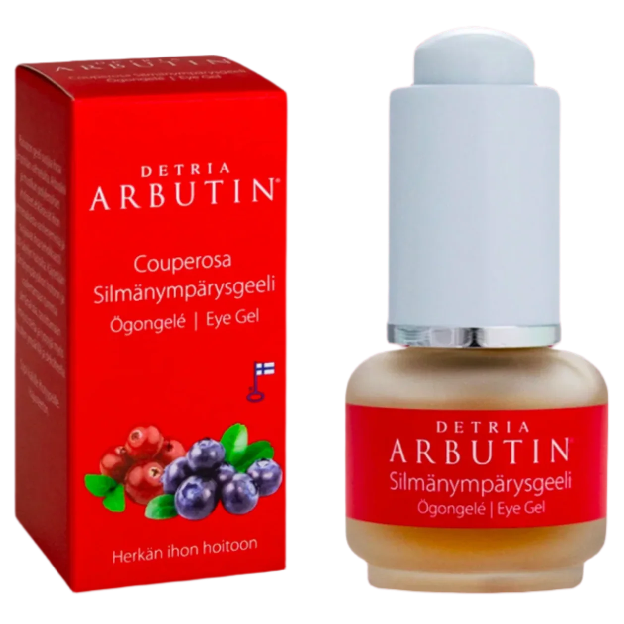 Detria Arbutin Lahjapakkaus Päivävoide & Silmänympärysgeeli-Detria Arbutin-Hyvinvoinnin Tavaratalo