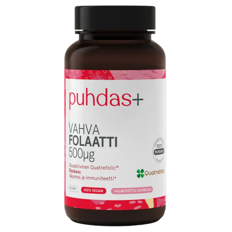 Puhdas+ Folaatti 500 mikrog