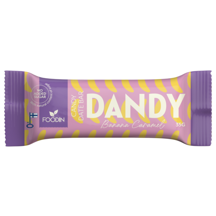 Foodin Dandy Candy Date Bar Banana Caramel-Foodin-Hyvinvoinnin Tavaratalo