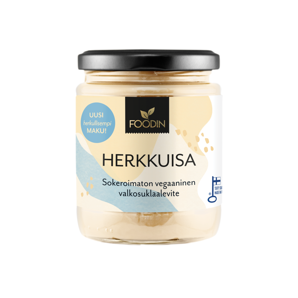 Foodin Herkkuisa Valkosuklaalevite Sokeroimaton-Foodin-Hyvinvoinnin Tavaratalo