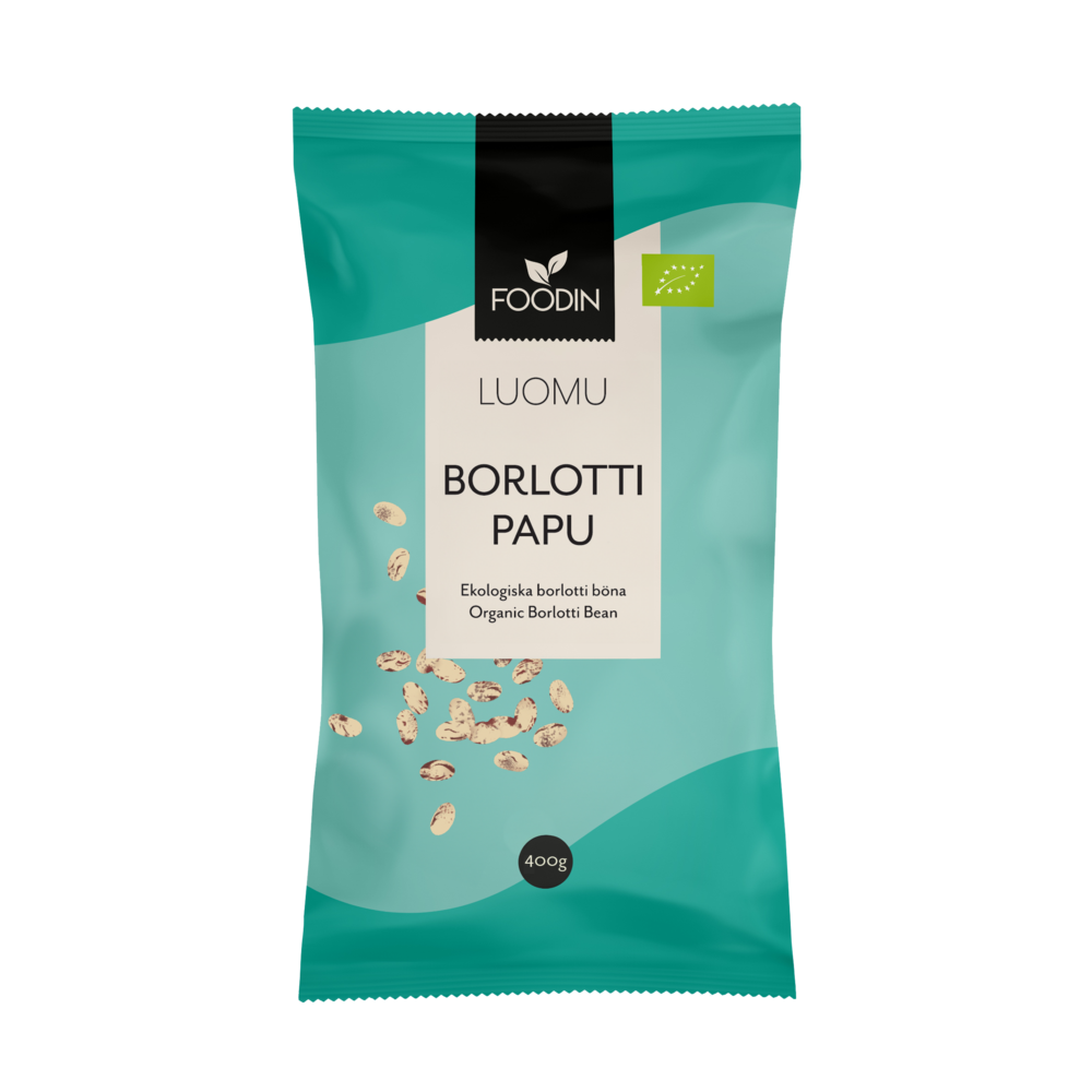 Foodin Luomu Borlottipapu-Foodin-Hyvinvoinnin Tavaratalo