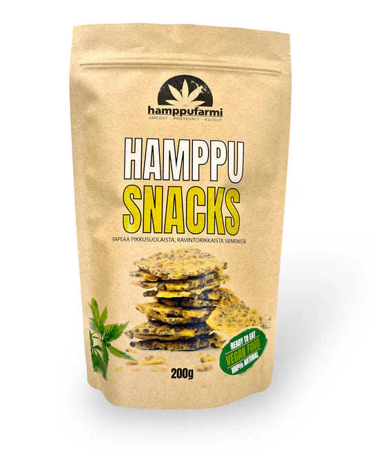 Hamppufarmi HamppuSnacks-Murtolan Hamppufarmi-Hyvinvoinnin Tavaratalo