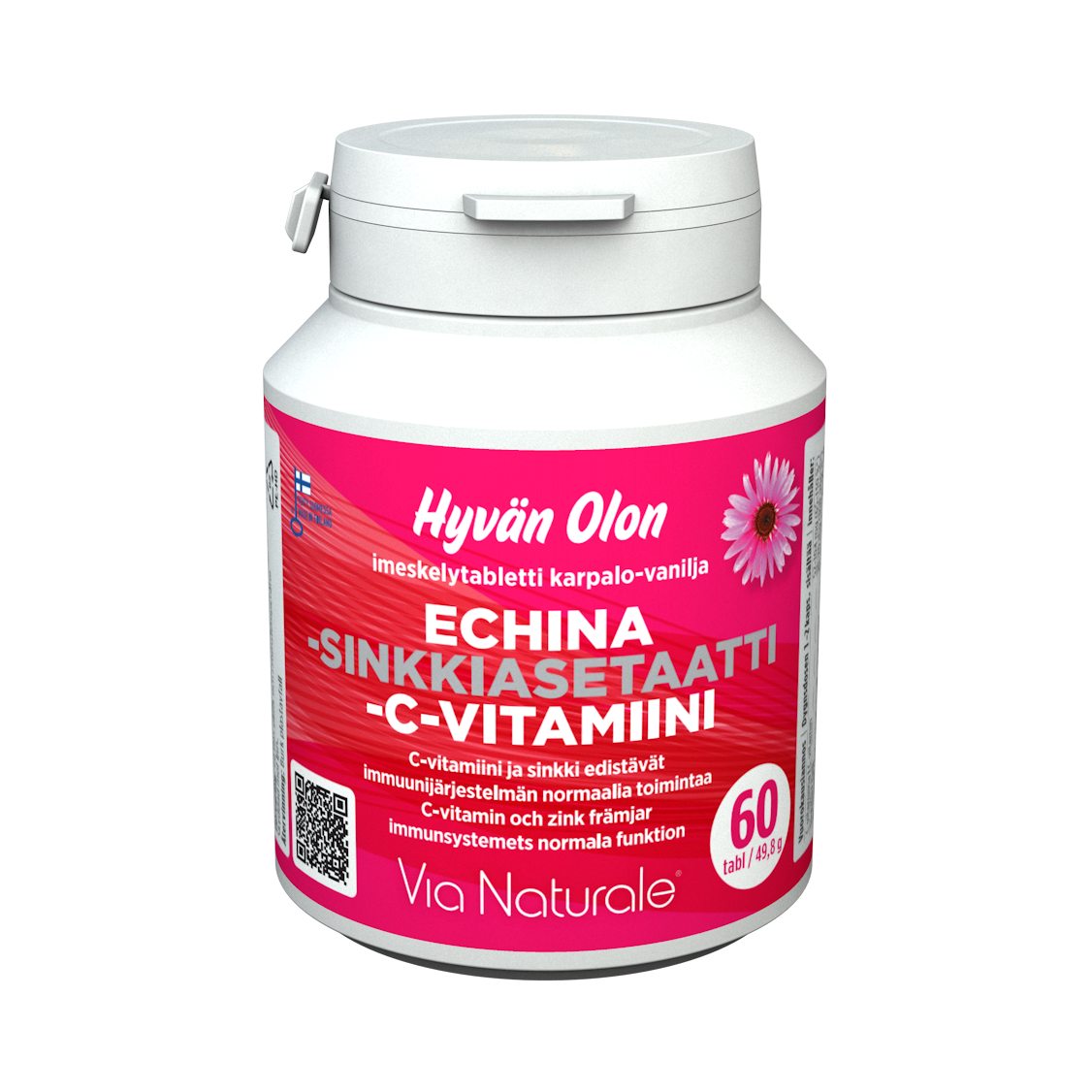 Hyvän Olon Echina Sinkkiasetaatti C-vitamiini