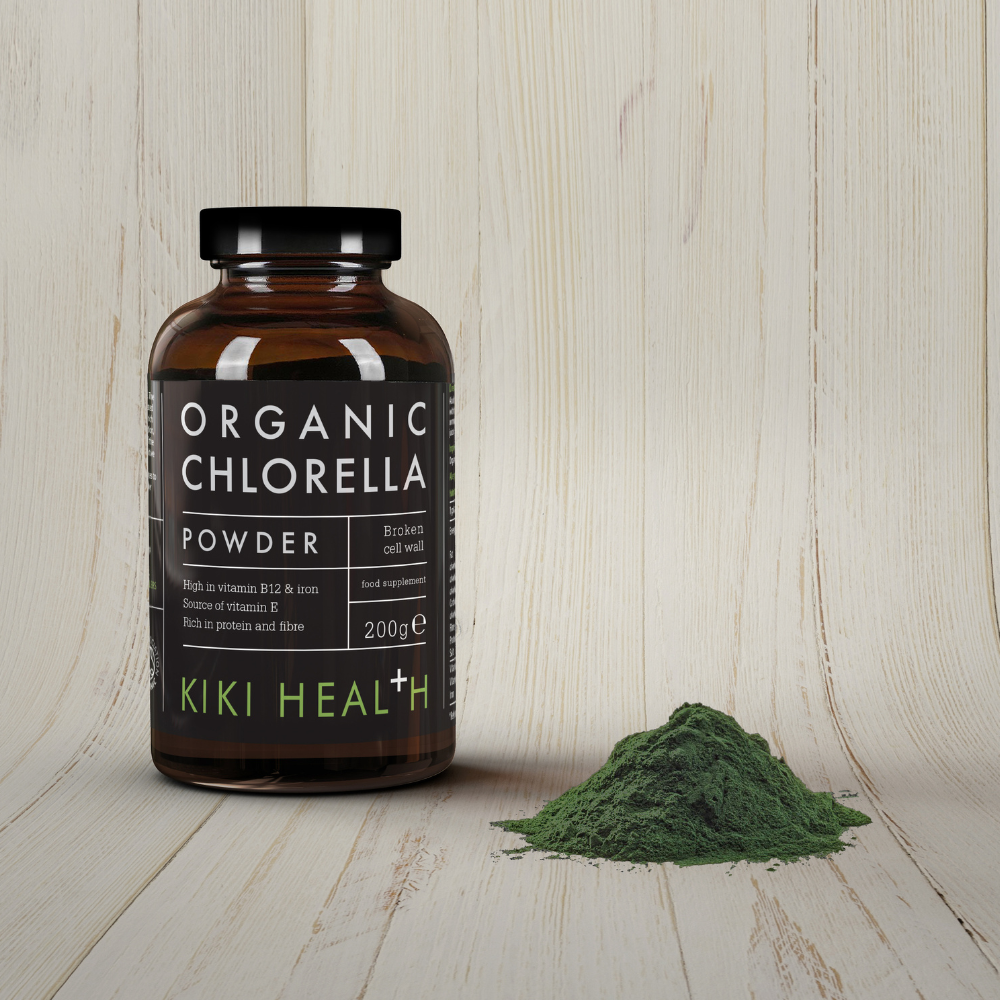 Kiki Health Luomu Chlorella-jauhe-Kiki Health-Hyvinvoinnin Tavaratalo