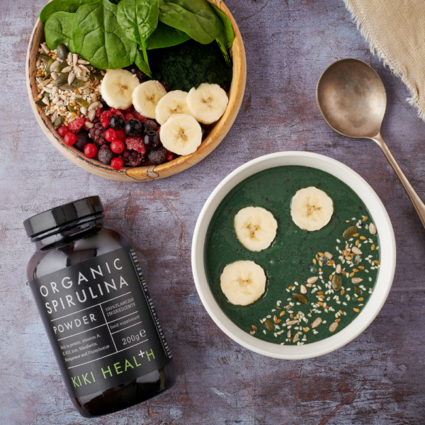 Kiki Health Luomu Spirulina-jauhe-Kiki Health-Hyvinvoinnin Tavaratalo