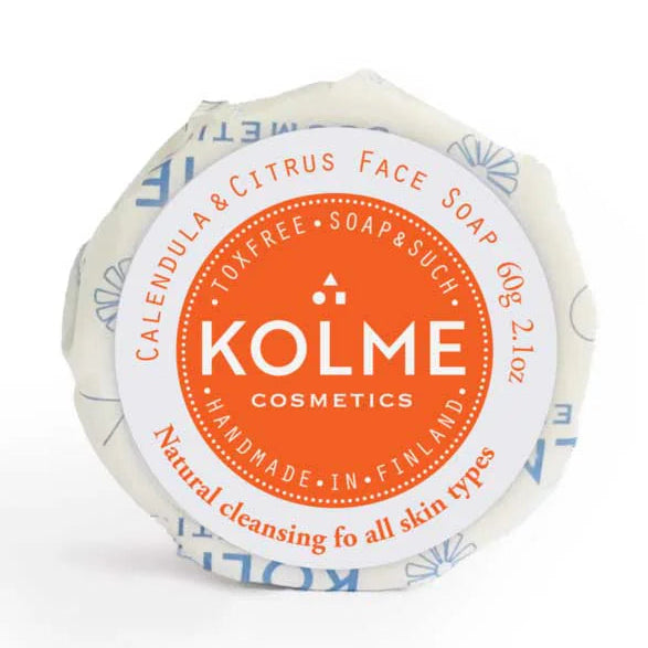 Kolme Cosmetics Kasvosaippua Kehäkukka & Sitrus