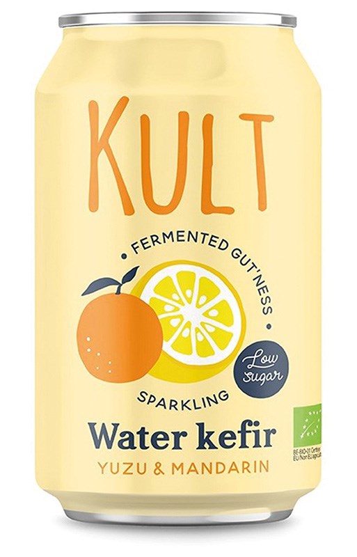 Kult Luomu Vesikefiirijuoma Yuzu & Mandariini-Kult-Hyvinvoinnin Tavaratalo