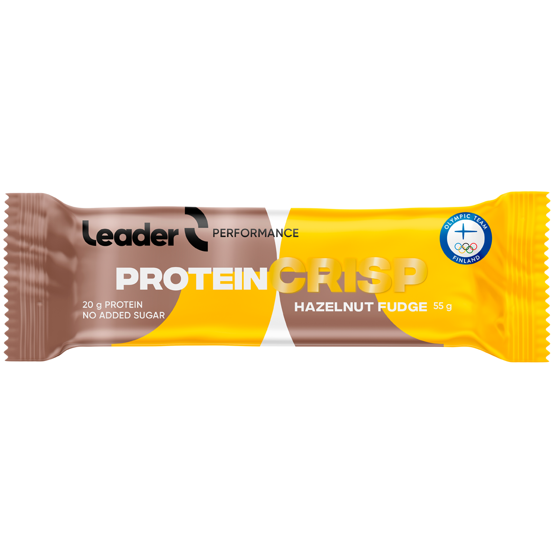 Leader Performance Protein Crisp Hazelnut Fudge-Leader-Hyvinvoinnin Tavaratalo