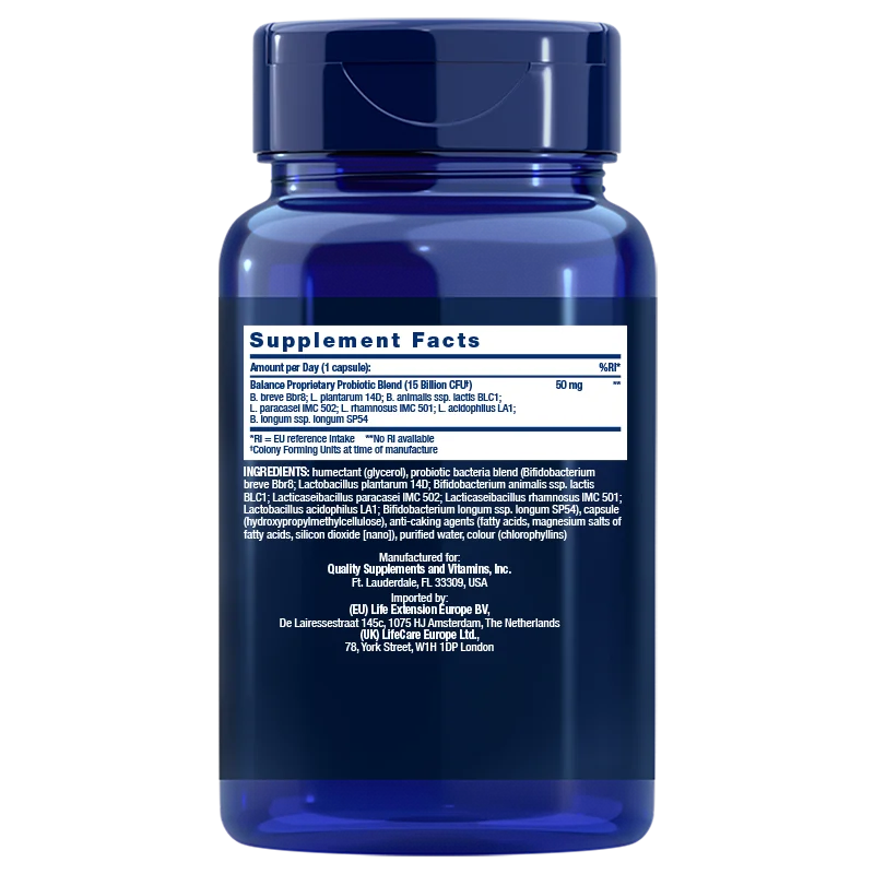 Life Extension FLORASSIST® Balance-Life Extension-Hyvinvoinnin Tavaratalo
