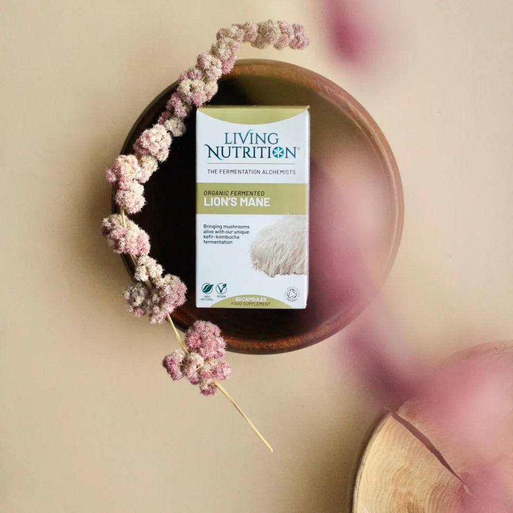 Living Nutrition Fermentoitu Lions Mane-Living Nutrition-Hyvinvoinnin Tavaratalo