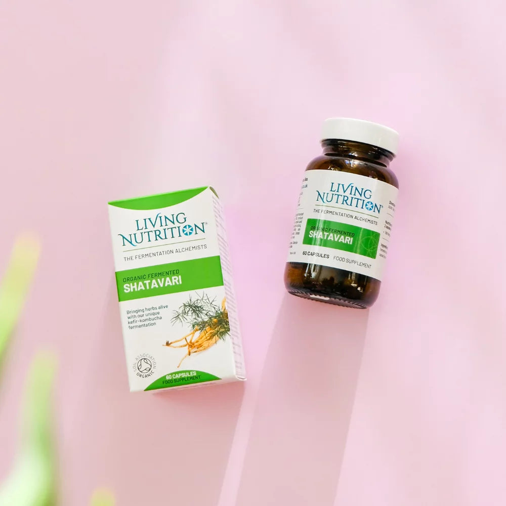 Living Nutrition Fermentoitu Shatavari-Living Nutrition-Hyvinvoinnin Tavaratalo
