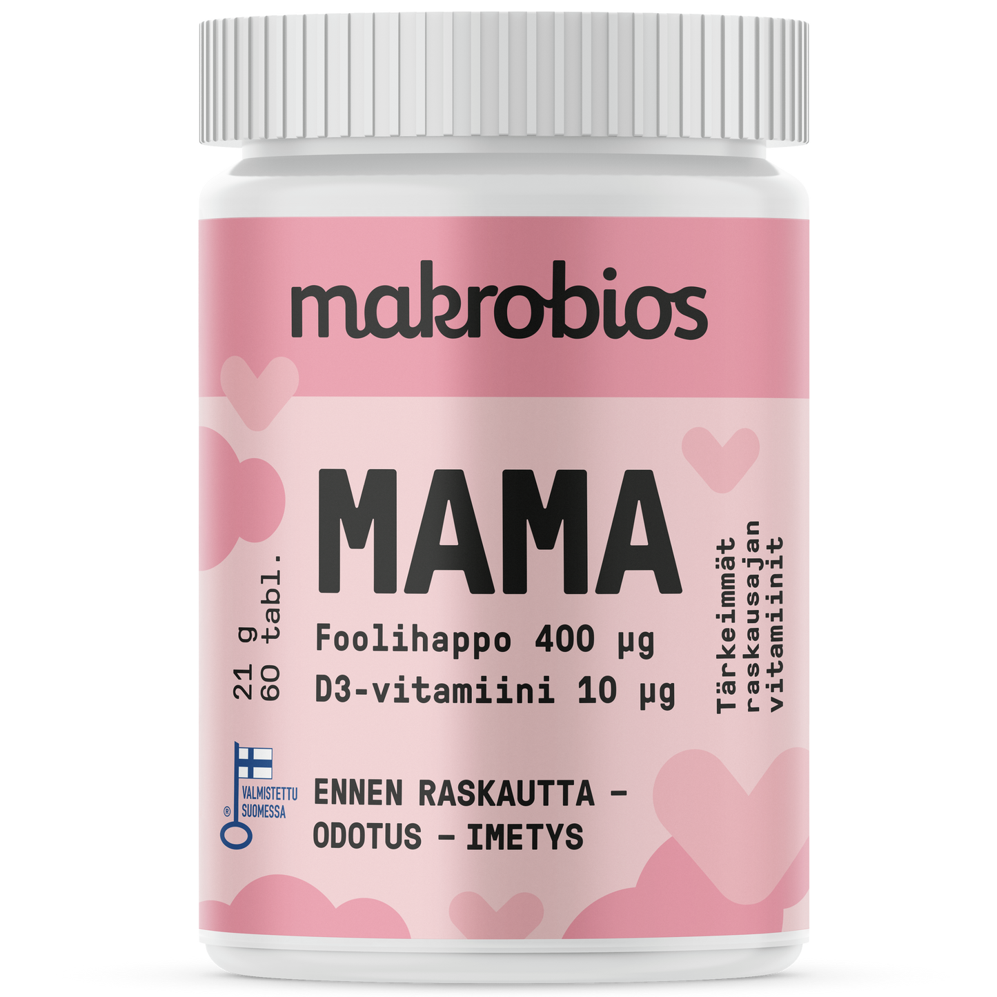 Makrobios Mama Foolihappo + D-vitamiini