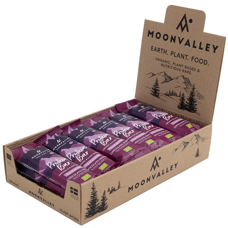 Moonvalley Luomu Proteiinipatukka Vadelma