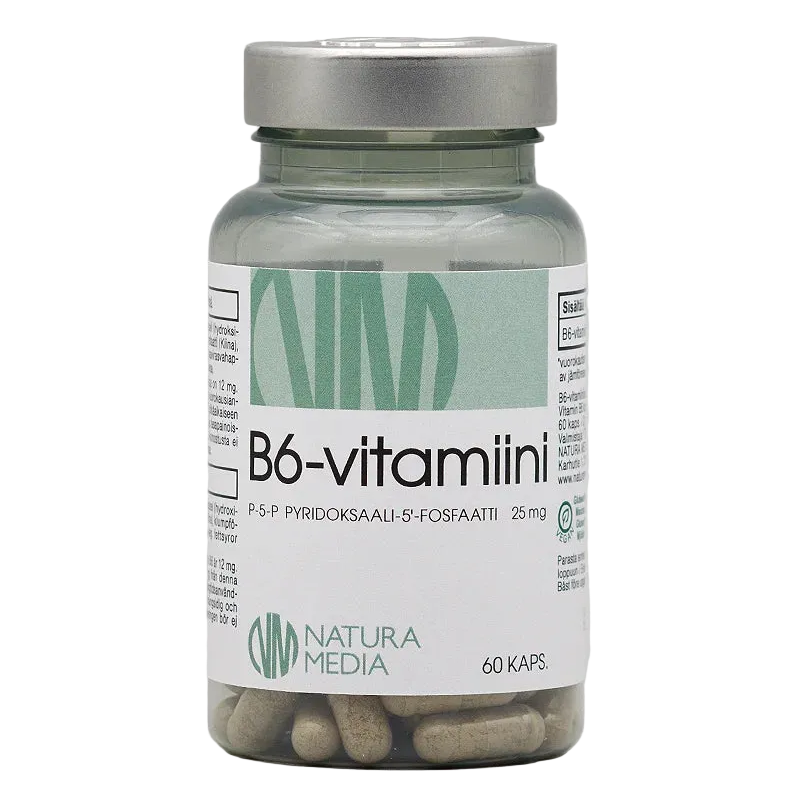 Natura Media B6-vitamiini 25 mg