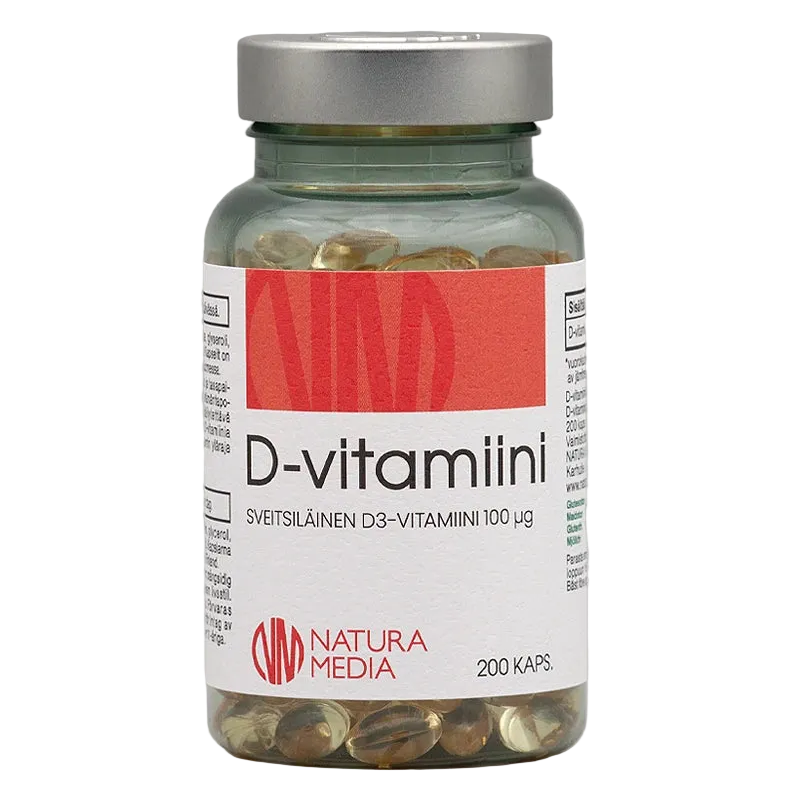 Natura Media D-vitamiini 100 mikrog