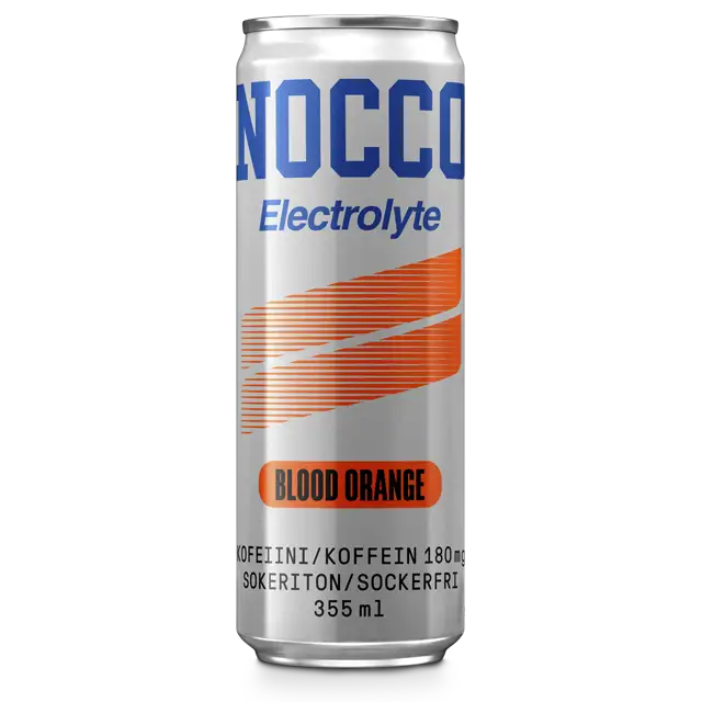 NOCCO Electrolyte Blood Orange Energiajuoma 24-pack
