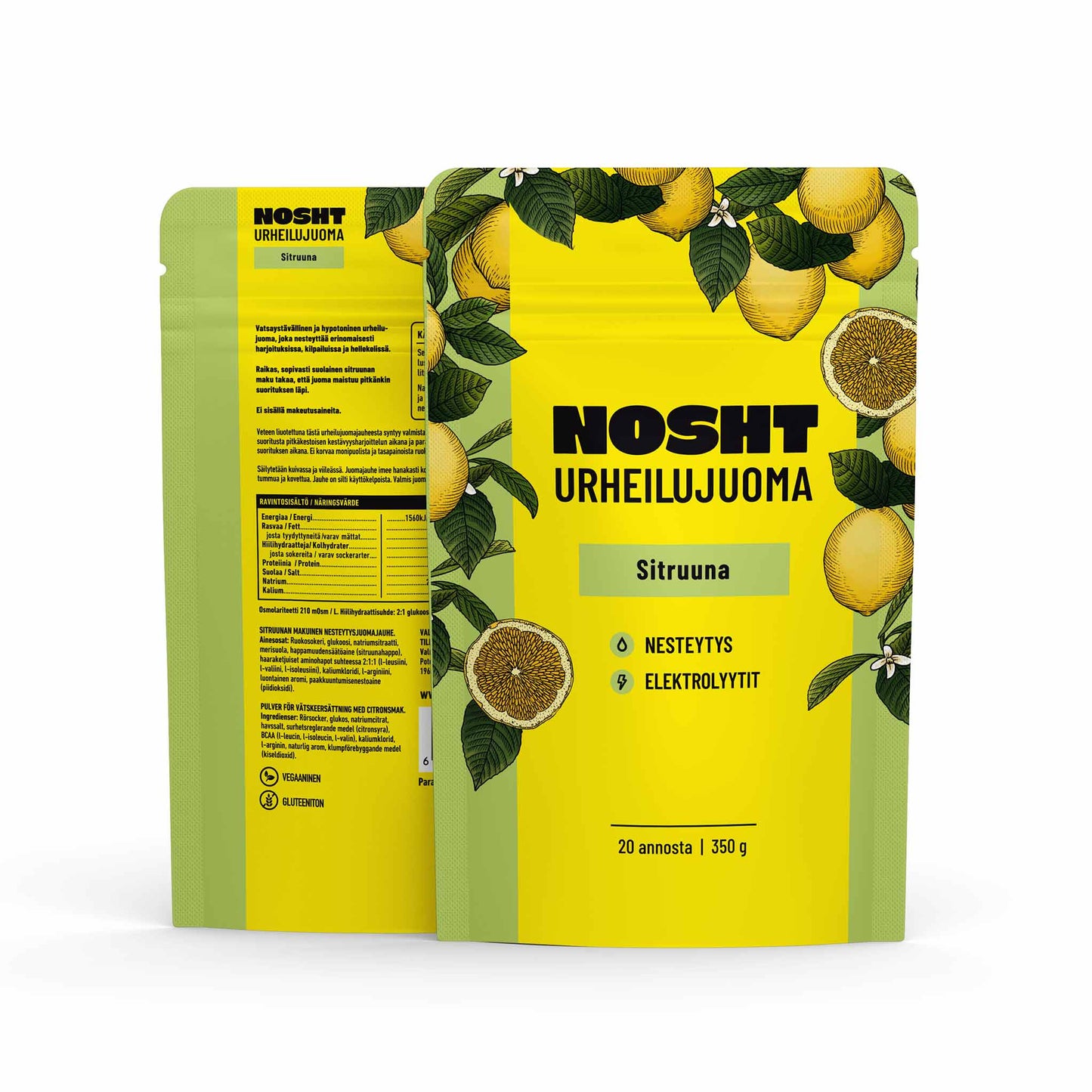 Nosht Urheilujuoma Sitruuna-Nosht-Hyvinvoinnin Tavaratalo