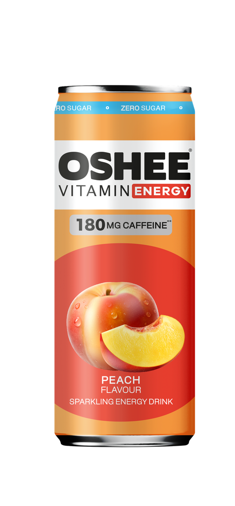 OSHEE Energy Drink Peach Zero