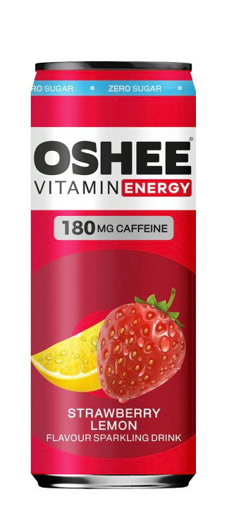 OSHEE Energy Drink Strawberry & Lemon Zero