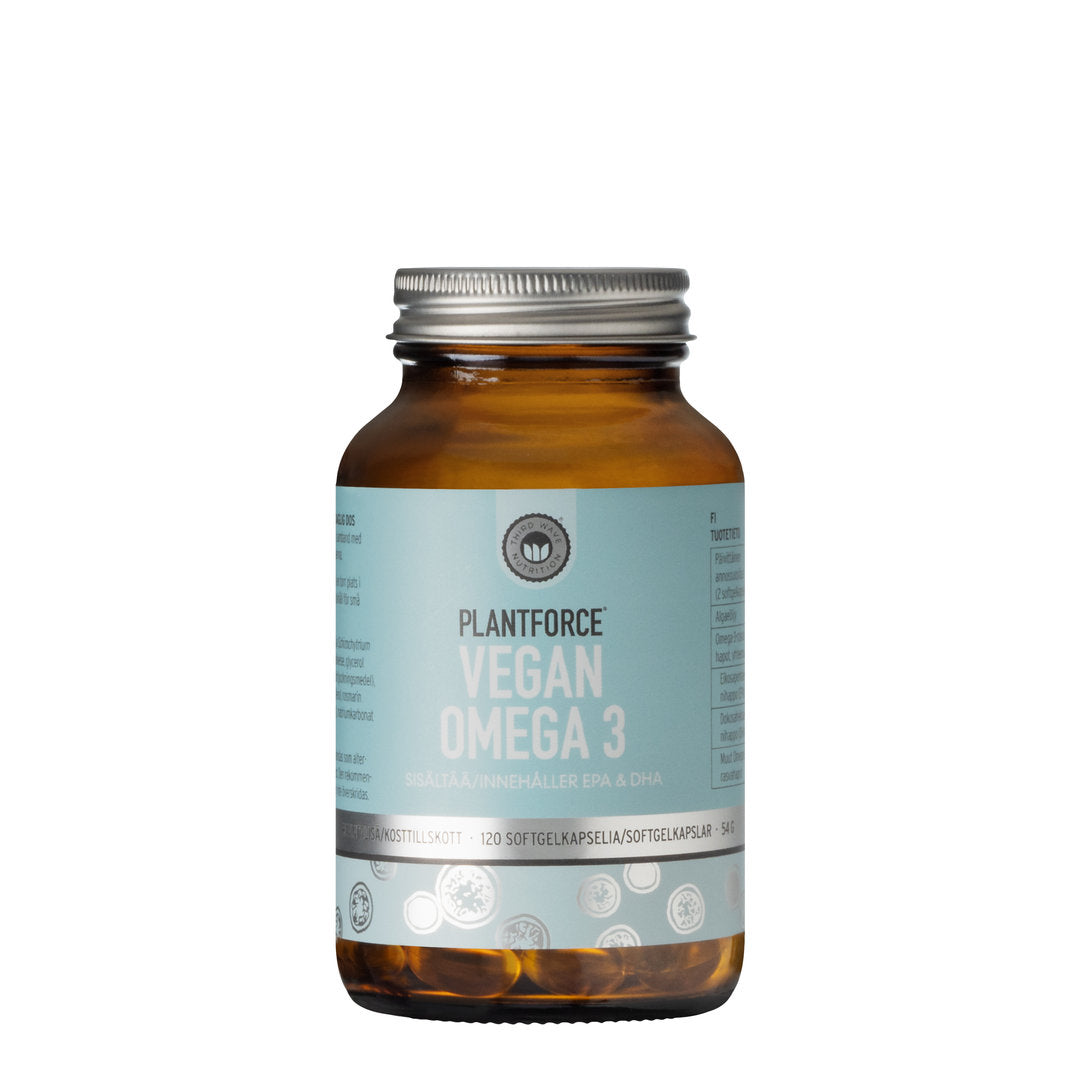 Plantforce Vegan Omega 3-Plantforce-Hyvinvoinnin Tavaratalo