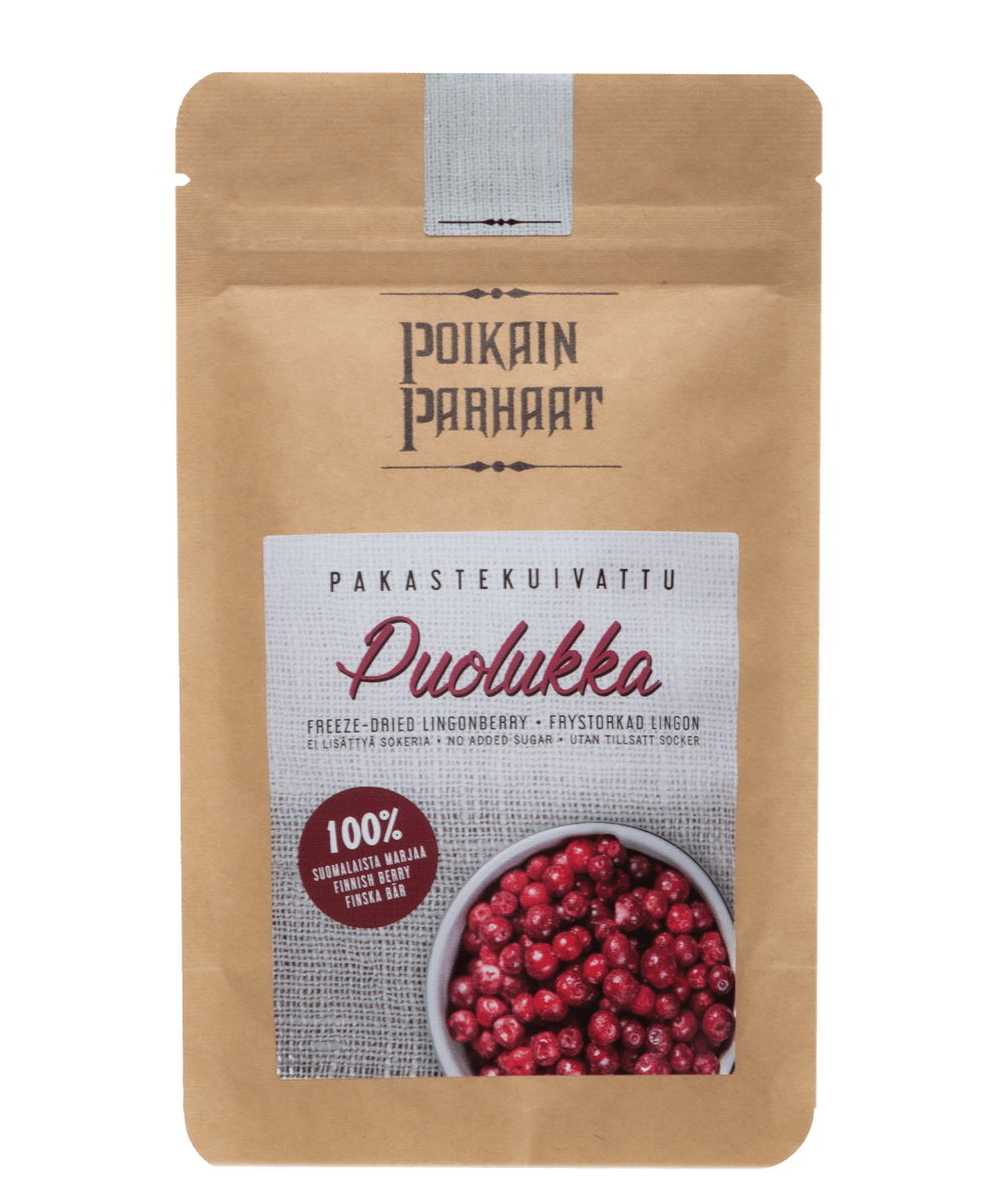 Poikain Parhaat Pakastekuivattu Puolukka-Poikain Parhaat-Hyvinvoinnin Tavaratalo