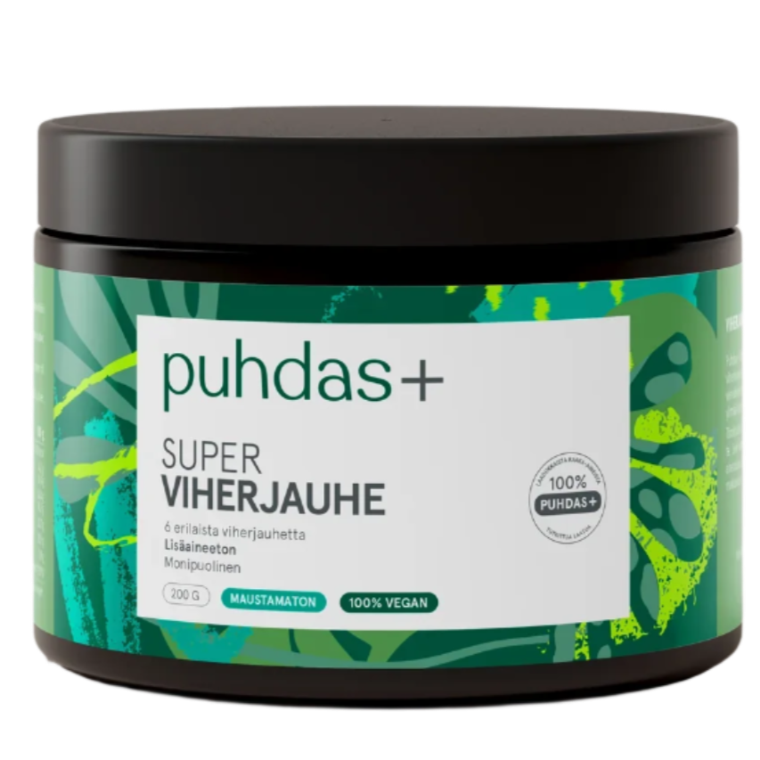 Puhdas+ Super Viherjauhe-Puhdas+-Hyvinvoinnin Tavaratalo