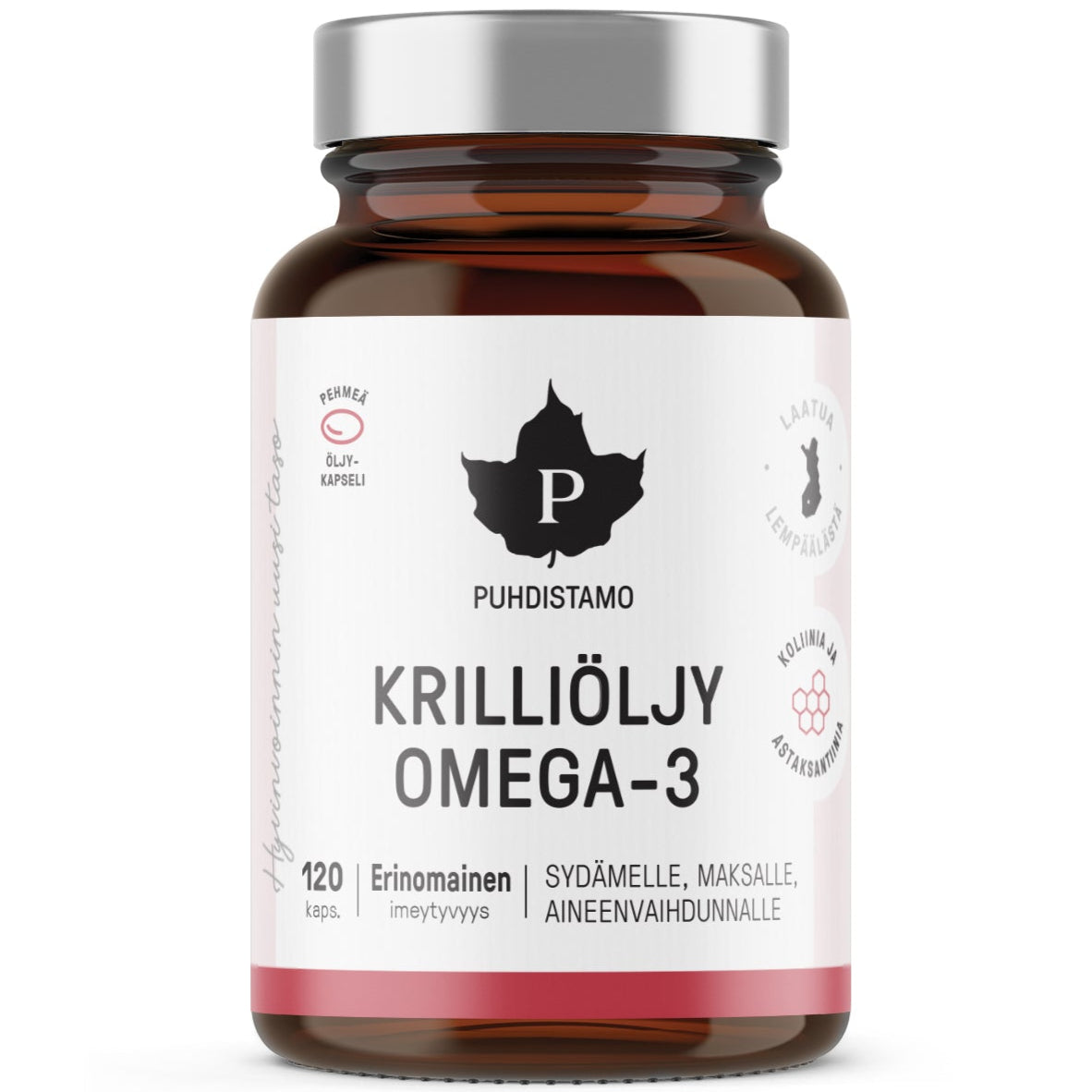 Puhdistamo Krilliöljy Omega-3-Puhdistamo-Hyvinvoinnin Tavaratalo