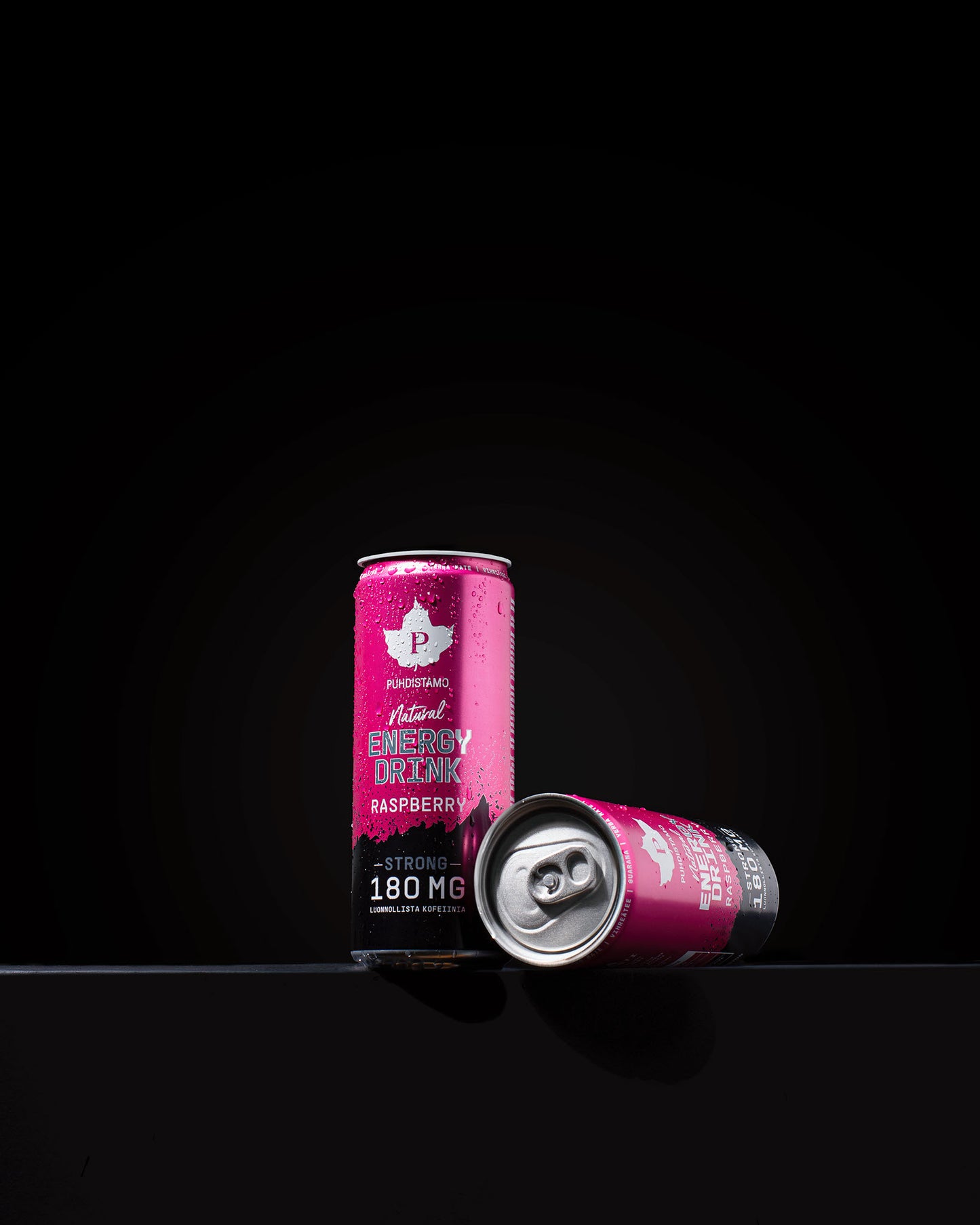 Puhdistamo Natural Energy Drink Raspberry Strong-Puhdistamo-Hyvinvoinnin Tavaratalo