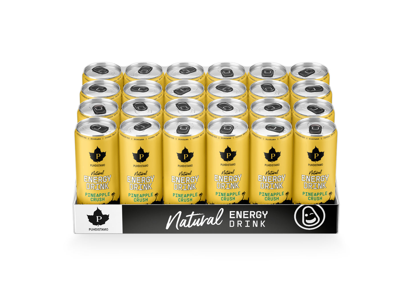 Puhdistamo Natural Energy Drink Strong Pineapple Crush-Puhdistamo-Hyvinvoinnin Tavaratalo
