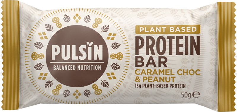 Pulsin Proteiinipatukka Karamellisuklaa & Maapähkinä-Pulsin-Hyvinvoinnin Tavaratalo