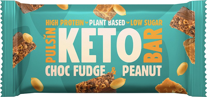 Pulsin KETO Proteiinipatukka Suklaafudge & Maapähkinä-Pulsin-Hyvinvoinnin Tavaratalo