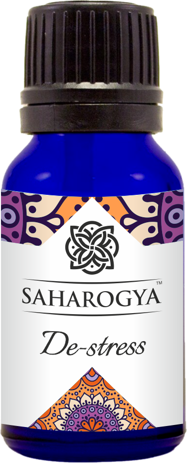 Saharogya Eteerinen Öljysekoitus De-stress-Saharogya-Hyvinvoinnin Tavaratalo