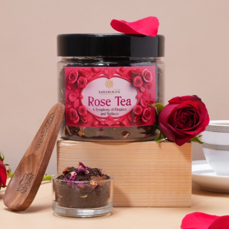 Saharogya Rose Tea Musta Tee-Saharogya-Hyvinvoinnin Tavaratalo