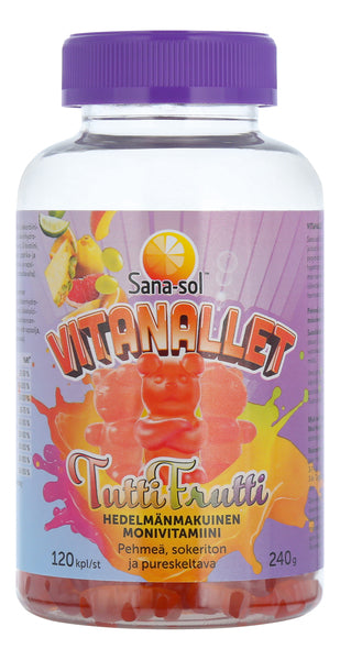 Sana-sol Vitanallet Tuttifrutti-Sana-sol-Hyvinvoinnin Tavaratalo
