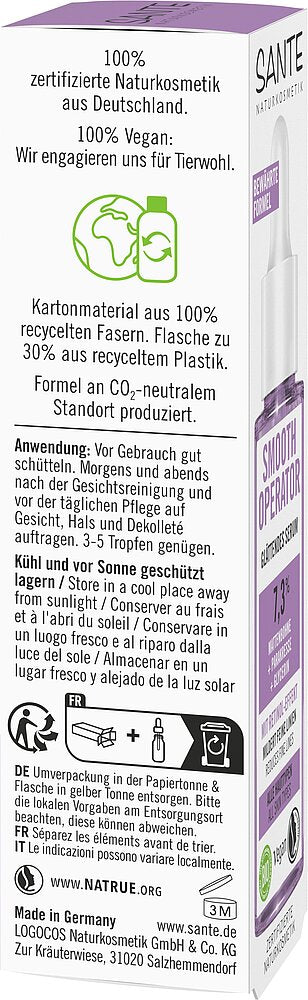 Sante Smooth Operator Kasvoseerumi-Sante-Hyvinvoinnin Tavaratalo