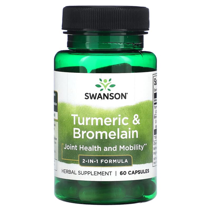 Swanson Turmeric & Bromelain-Swanson-Hyvinvoinnin Tavaratalo