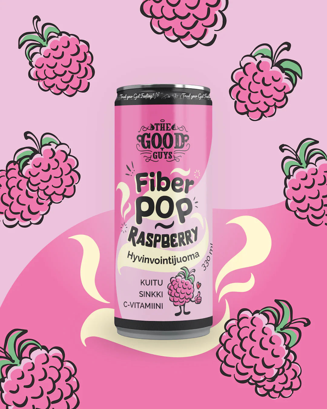 The Good Guys Fiber Pop Raspberry