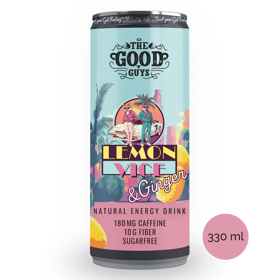 The Good Guys Natural Energy Drink Lemon Vice & Ginger-The Good Guys-Hyvinvoinnin Tavaratalo