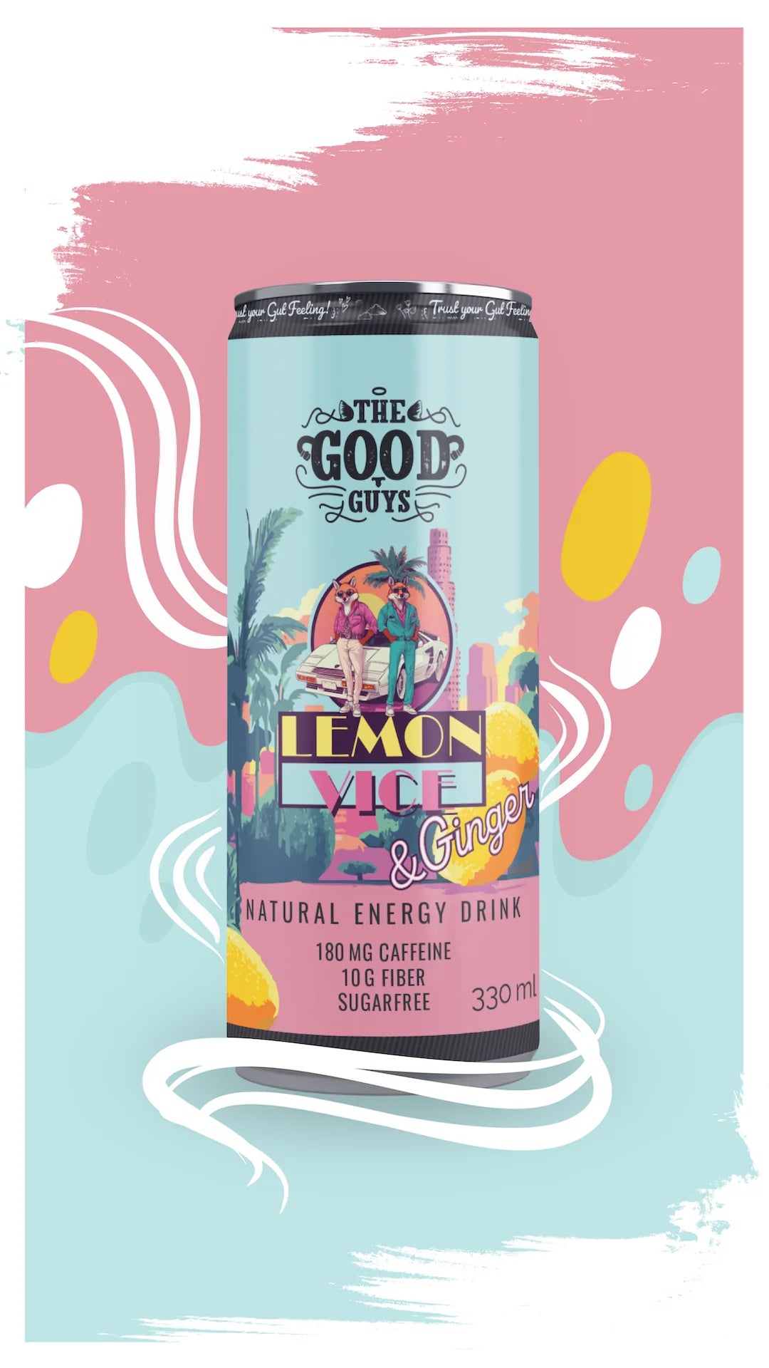 The Good Guys Natural Energy Drink Lemon Vice & Ginger-The Good Guys-Hyvinvoinnin Tavaratalo