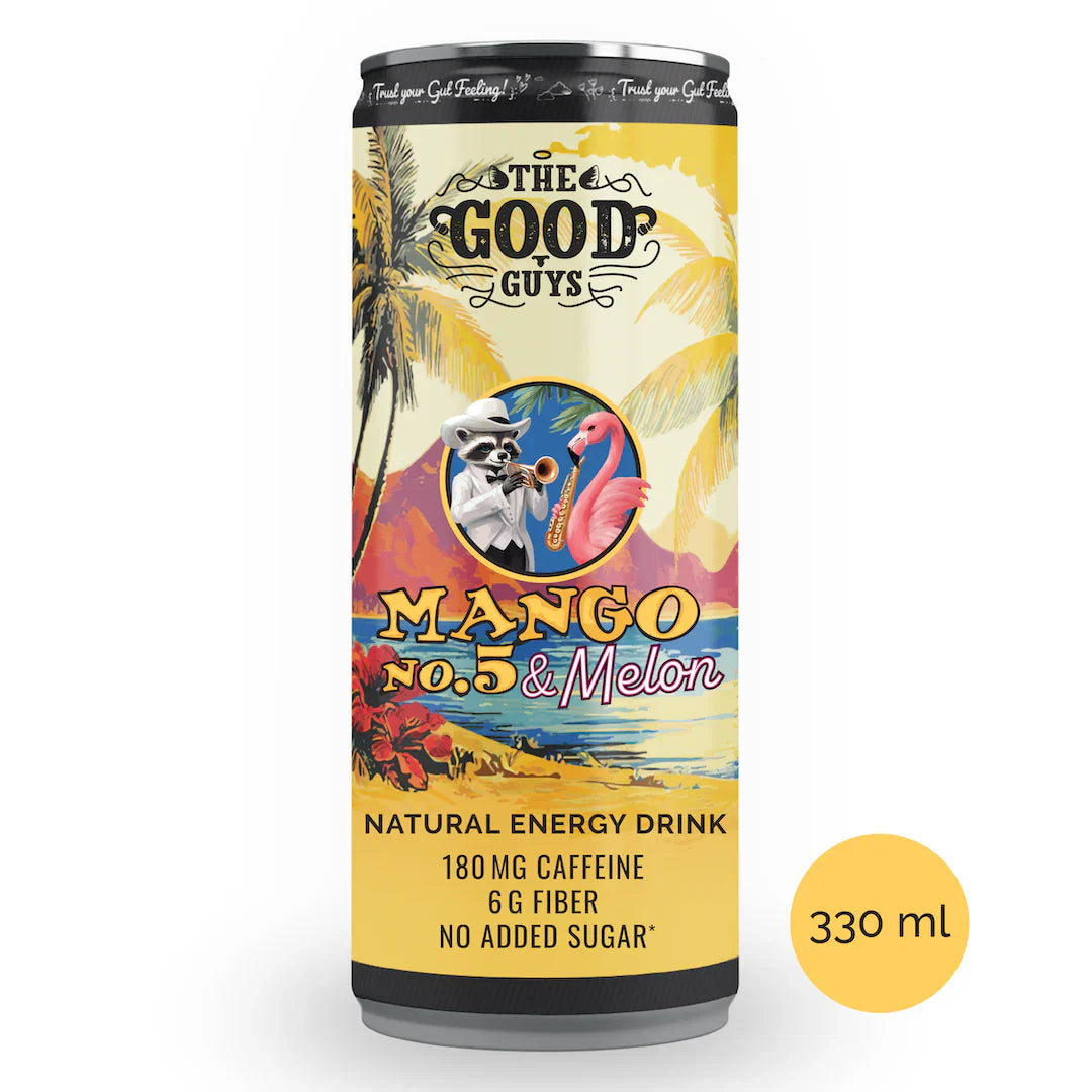 The Good Guys Natural Energy Drink Mango no.5 & Melon (Parasta ennen 30.09.2026)